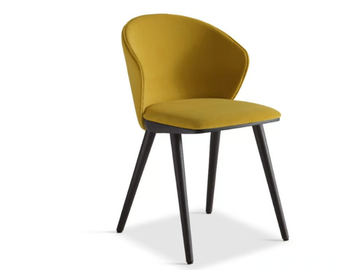 MEGGIE 634 - Upholstered velvet chair by Origins 1971 - view 2